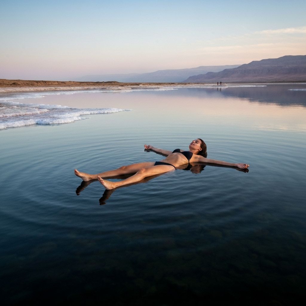 Float in the Dead Sea